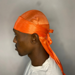 Orange Silky Durag