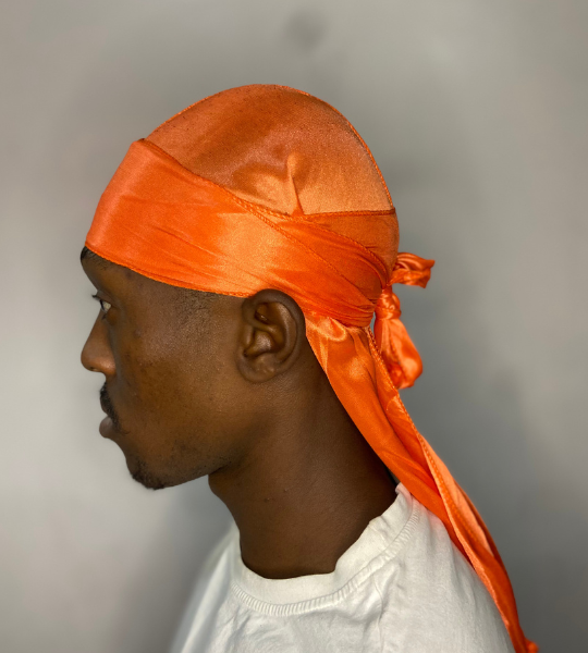 Orange Silky Durag