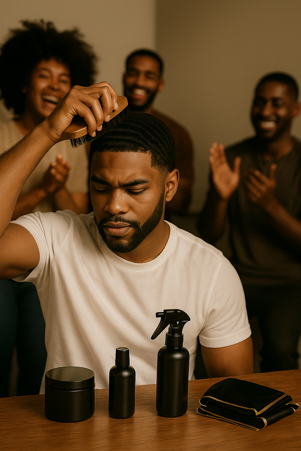 The litigants on the screen are not actors